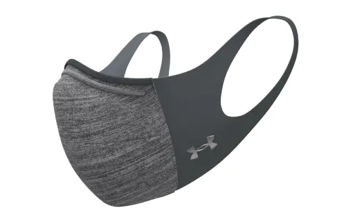 Under Armour Brand Logo Face Masks Unisex Gray