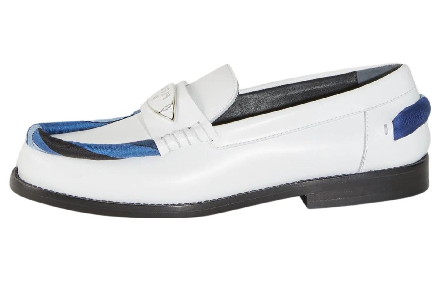 EMILIO PUCCI Универсальные лоферы круглого ноги женский белый