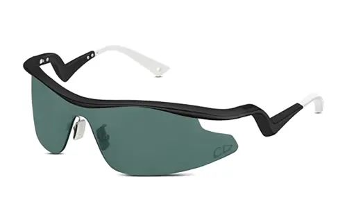 DIOR Irregular Shape Sunglasses Women's Black