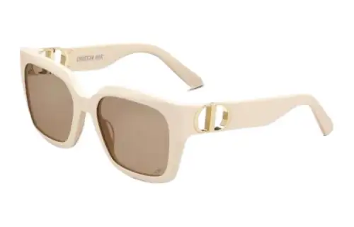 DIOR Square Sunglasses Women's Beige