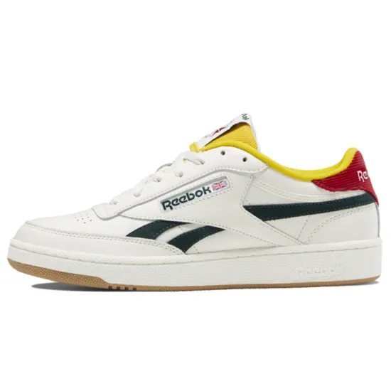 Reebok Club C Skateboarding Shoes Unisex Low-top White/green