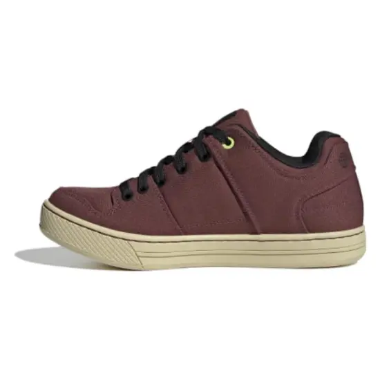 Adidas Five Ten Freerider Canvas Burgundy Core Black Pulse Lime Women's