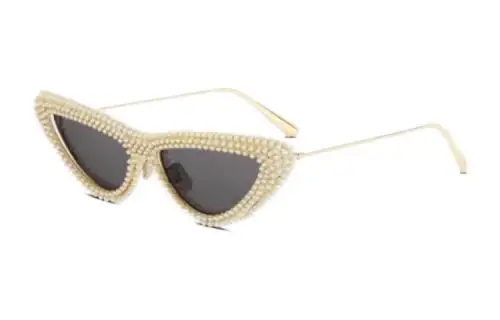 DIOR Butterfly Sunglasses Women's Gold