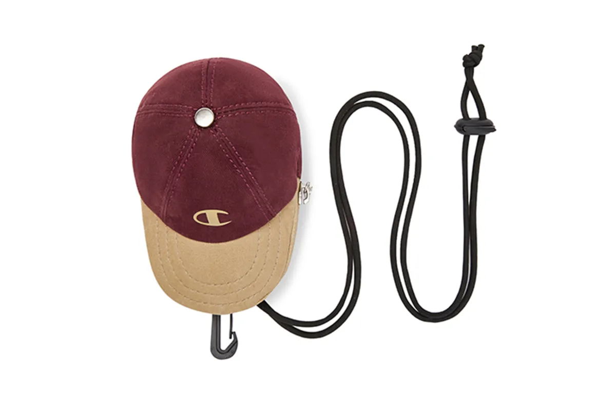 Champion Fabric Crossbody Bags Mini Unisex Dark Red/Green