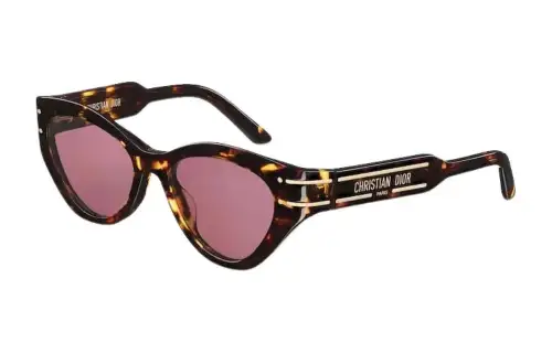 DIOR Cat Eye Sunglasses Women's Tortoiseshell
