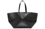 LOEWE Shiny Cow Leather Handbag Extra Large Women's Black