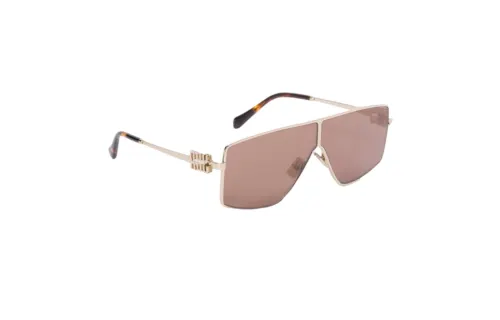Miu Miu logo-plaque pilot-frame sunglasses