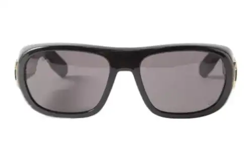 DIOR Acetate Irregular Shape Sunglasses Women's Black