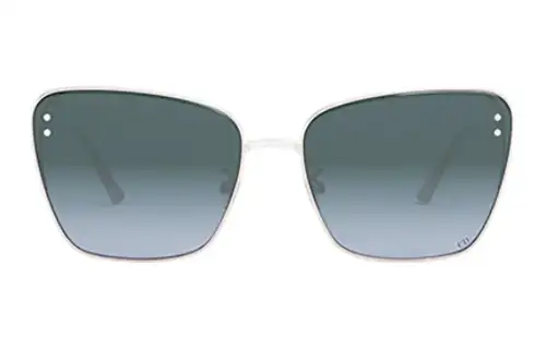 DIOR Irregular Shape Sunglasses Women's Gold