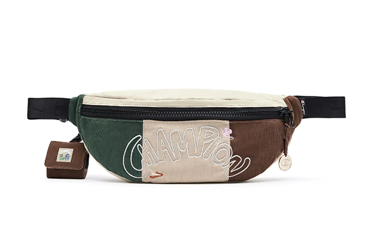 Champion Little Dragon Collection Textile, Synthetic Leather Dumpling Bag, Crossbody Bag, Fanny Pack Small
