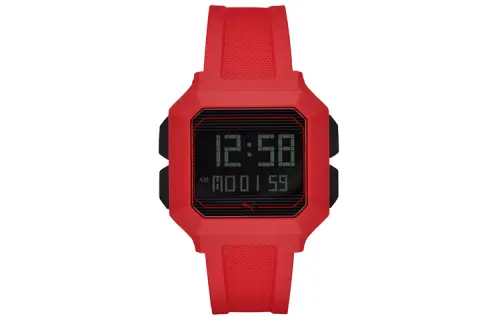 PUMA Wrist Watches Quartz Movement Plastic Strap 45mm Black Dial Unisex ['50', 149262]m Waterproof