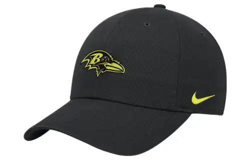 Nike Cotton Baseball Caps Men's Black