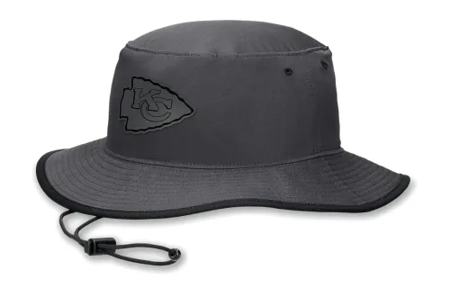 Nike Dri-FIT NFL Kansas City Chiefs Walter Booney Cotton Polyester Bucket Hat Men's Anthracite