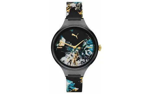PUMA Wrist Watches Quartz Movement PC Plastic Strap 36mm Multicolor Watch Dial Women's Watch 30m Water Resistant