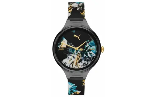 PUMA Wrist Watches Quartz Movement PC Plastic Strap 36mm Multicolor Watch Dial Women's Watch 30m Water Resistant