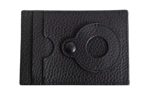 【Zoomed ImageryPrevious Season】Diag-stripe leather cardholder