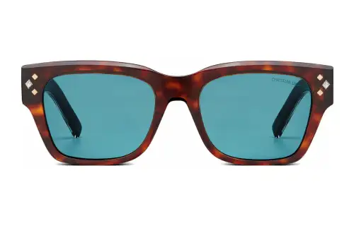 DIOR Square Sunglasses Women's Tortoiseshell