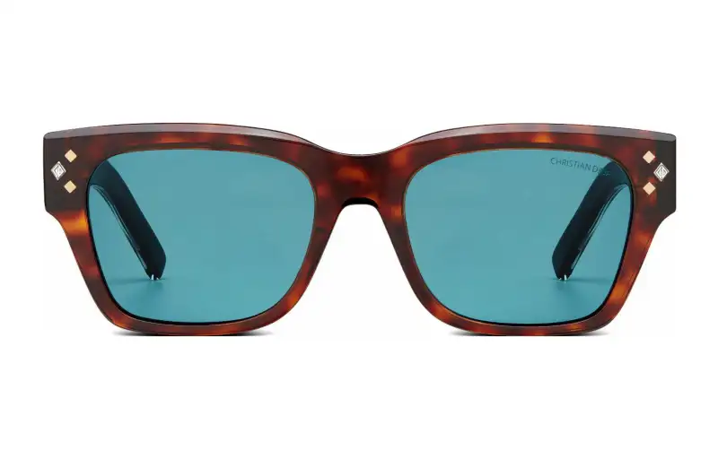 DIOR Square Sunglasses Women's Tortoiseshell