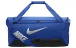 Nike Recycled Polyester Travel Bag Gym Bag Medium Men's Gaming Royal & Black & Metallic Silver