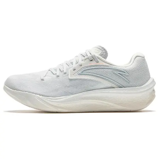 Anta Asphalt Road Fighter 2.0 Cushioned Slip Resistant Abrasion Resistant Low Top Running Shoes Women's White