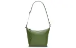 LOEWE Cubi Soft Smooth Cow Leather Messenger Bag, Shoulder Bag, Crossbody Bag Small Men's Forest Green