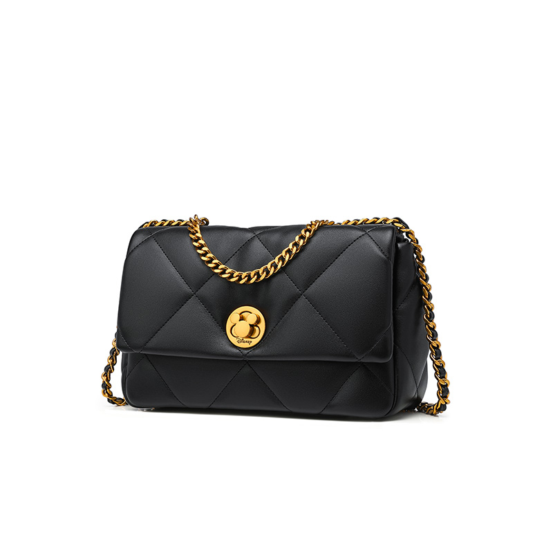 Disney Leather Crossbody Bag, Shoulder Bag Women's Black