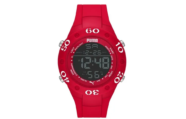 PUMA Wrist Watches Quartz Movement Plastic Strap 49mm Black Dial Women's Watch 30m Water Resistant