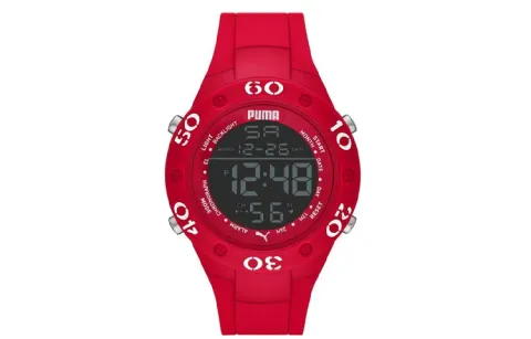 PUMA Wrist Watches Quartz Movement Plastic Strap 49mm Black Dial Women's Watch 30m Water Resistant