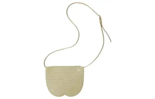 Burberry Grain Cow Leather Shoulder Bag, Crossbody Bag Women's Orion Beige