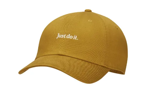 Nike Cotton Baseball Caps Unisex Yellow