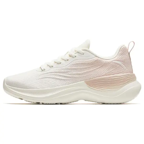 ANTA Training Shoes Women's Low-Top Ivory White/Lotus Grey
