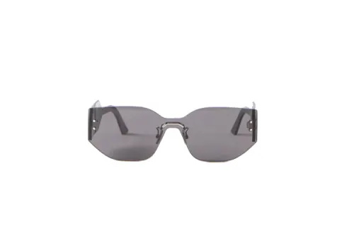 DIOR Metal Oval Sunglasses Women's Gray