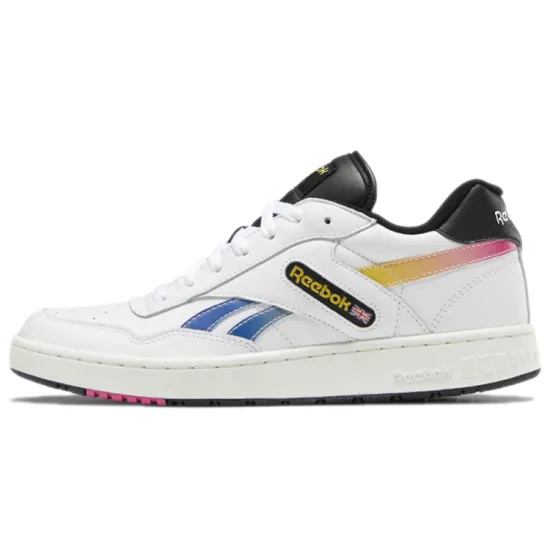 Reebok BB 4000 Vintage Basketball Shoes Unisex Low-top White/Blue/Yellow