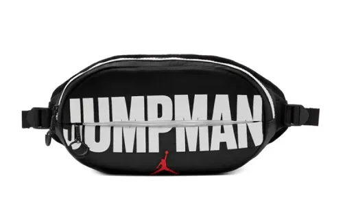 Jordan Pu Crossbody Bag, Sling Bag, Fanny Pack Unisex Black