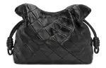 LOEWE Flamenco Nappa Sheepskin Clutch Women's Black