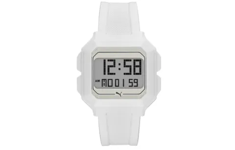 PUMA Wrist Watches Quartz Movement Plastic Strap 45mm Gray Dial Unisex ['50', 149262]m Waterproof