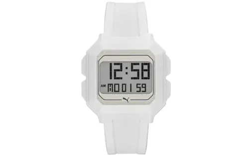PUMA Wrist Watches Quartz Movement Plastic Strap 45mm Gray Dial Unisex ['50', 149262]m Waterproof