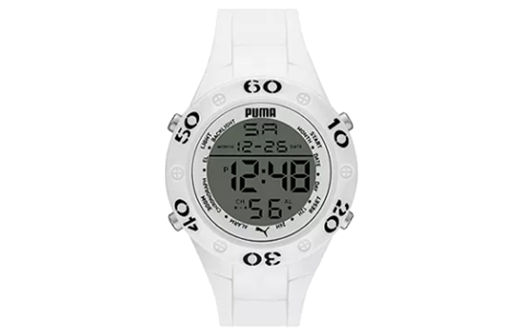 PUMA Wrist Watches Quartz Movement Plastic Strap 49mm Gray Dial Men's Watches 30m Water Resistant