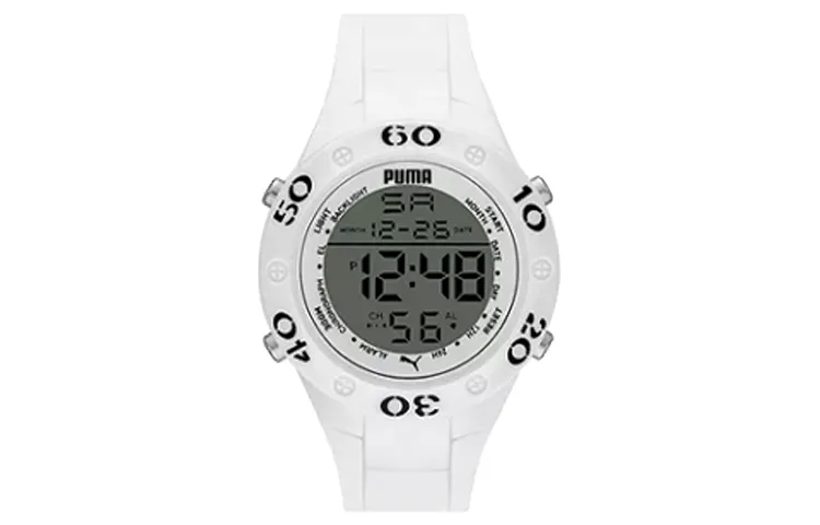 PUMA Wrist Watches Quartz Movement Plastic Strap 49mm Gray Dial Men's Watches 30m Water Resistant