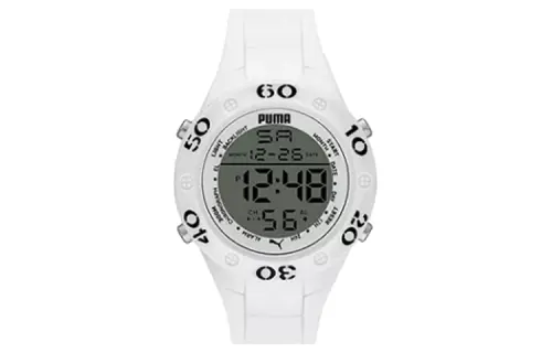PUMA Wrist Watches Quartz Movement Plastic Strap 49mm Gray Dial Men's Watches 30m Water Resistant