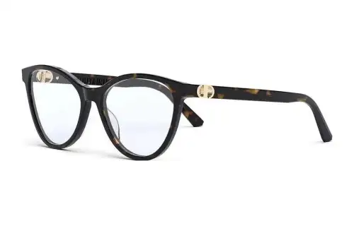 DIOR Cat Eye Eyeglass Frames Women's Tortoiseshell