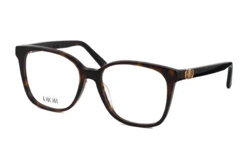 DIOR Irregular Shape Eyeglass Frames Women's Tortoiseshell