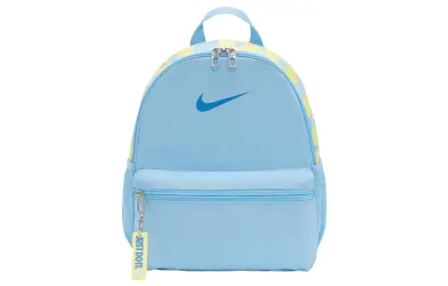 Nike Polyester Backpack Mini Women's Aquarius Blue & Light Laser Orange & Photo Blue