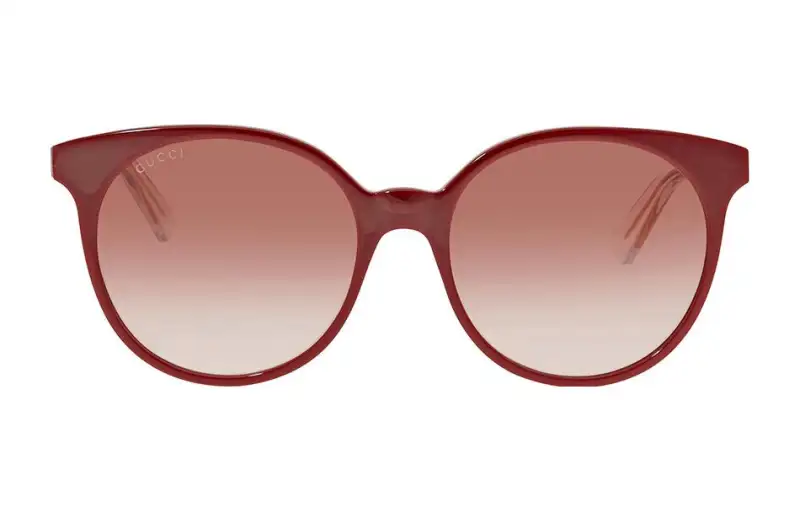 GUCCI Cat Eye Cat Eye Sunglasses Men's Red
