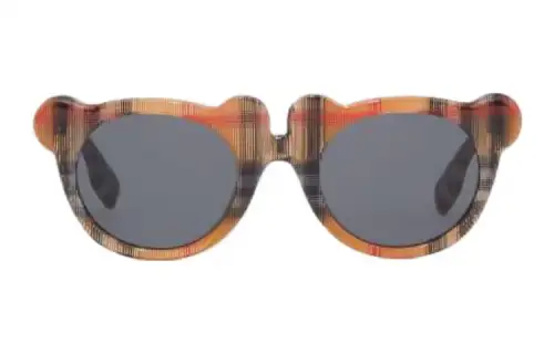 Burberry Acetate Irregular Shape Sunglasses Kids' Yellow