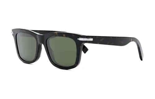 DIOR Acetate Irregular Shape Sunglasses Men's Brown