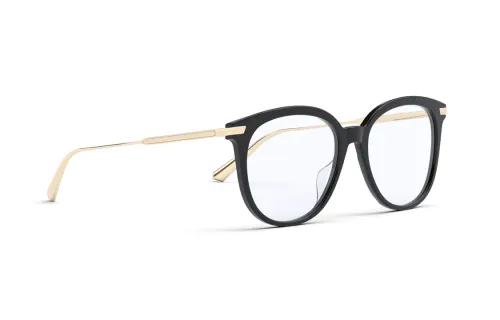 DIOR Acetate Cat Eye Eyeglass Frames Women's Black