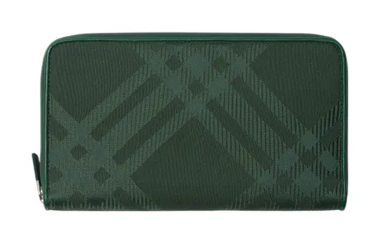 Burberry Polyamide With Polyester Wallet Large Men's Vine Green