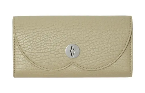 Burberry Grain Calfskin Wallet Women's Hunter Umber