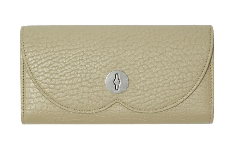 Burberry Grain Calfskin Wallet Women's Hunter Umber